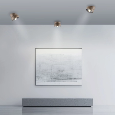 Lampa sufitowa punktowa brązowa LED PURE MOVE 6235-97 - Paul Neuhaus