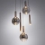 Lampa wisząca ściemnialna brązowa LED BOWL 2285-23 - Paul Neuhaus