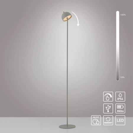 Lampa zewnętrzna przenośna ładowana USB BELLIS 19245-43 - Paul Neuhaus