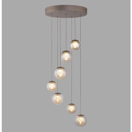 Lampa wisząca designerska nad stół szklane kule z pilotem PURE POPUP 2587-97 - Paul Neuhaus
