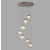 Lampa wisząca designerska nad stół szklane kule z pilotem PURE POPUP 2587-97 - Paul Neuhaus