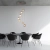 Lampa wisząca designerska nad stół szklane kule z pilotem PURE POPUP 2587-97 - Paul Neuhaus