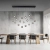 Lampa wisząca designerska nad stół szklane kule z pilotem PURE POPUP 2589-15 - Paul Neuhaus