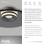 Lampa sufitowa PURE MOON szara 9591-15 - Paul Neuhaus