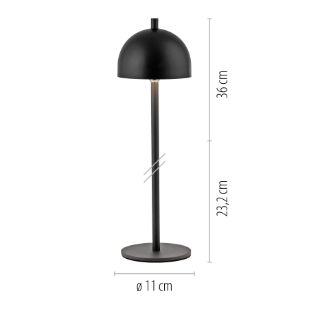 Lampa stołowa przenośna na USB BELLIS 19244-18 - Paul Neuhaus