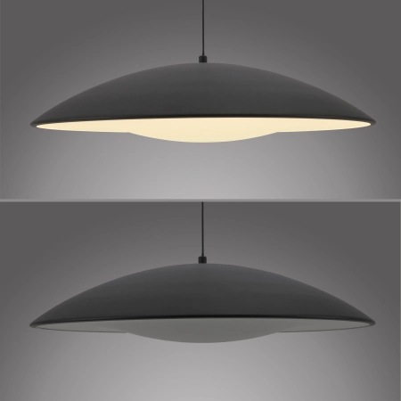 Lampa wisząca LED LENTE czarna z możliwością ściemniania 14607-18 - Paul Neuhaus