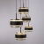 Lampa wisząca na pilota czarna perła nad stół PURE FALLING RINGS 2504-18 - Paul Neuhaus