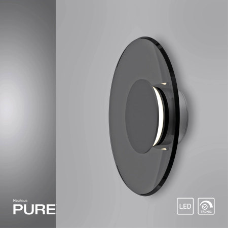 Kinkiet PURE MOON szary 9594-15 - Paul Neuhaus