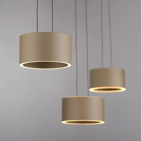 Lampa wisząca brązowa na pilota / comfort lift PURE CLIPSE 2473-97 - Paul Neuhaus
