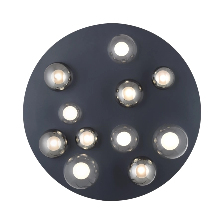 Lampa sufitowa na pilota designerska szklane kule PURE POPUP 6588-15 - Paul Neuhaus