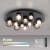 Lampa sufitowa na pilota designerska szklane kule PURE POPUP 6588-15 - Paul Neuhaus