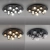 Lampa sufitowa na pilota designerska szklane kule PURE POPUP 6588-15 - Paul Neuhaus