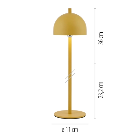 Lampka zewnętrzna przenośna, ładownie USB BELLIS 19244-81 - Paul Neuhaus
