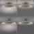 Lampa sufitowa brązowa ściemnialna na pilota PURE LOOP 6552-97 - Paul Neuhaus
