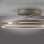 Lampa sufitowa brązowa ściemnialna na pilota PURE LOOP 6552-97 - Paul Neuhaus