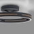 Lampa sufitowa na pilota PURE LOOP czarna 6552-18 - Paul Neuhaus