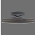 Lampa sufitowa na pilota PURE LOOP czarna 6552-18 - Paul Neuhaus