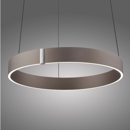 Lampa wisząca elektryczna z windą na pilota PURE E-CLIPSE metaliczny brąz 2560-34 - Paul Neuhaus