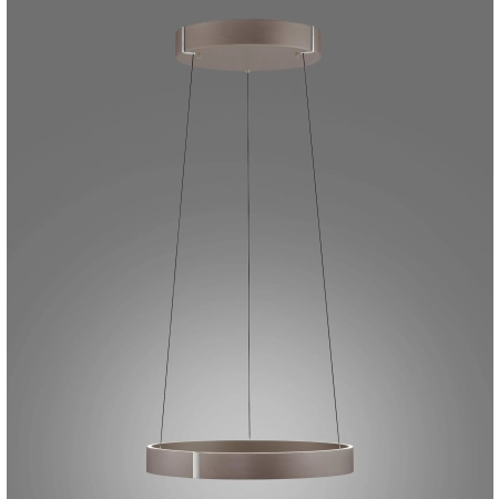 Lampa wisząca elektryczna z windą na pilota PURE E-CLIPSE metaliczny brąz 2560-34 - Paul Neuhaus