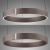 Lampa wisząca elektryczna z windą na pilota PURE E-CLIPSE metaliczny brąz 2560-34 - Paul Neuhaus
