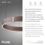 Lampa wisząca elektryczna z windą na pilota PURE E-CLIPSE metaliczny brąz 2560-34 - Paul Neuhaus