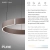 Lampa wisząca elektryczna z windą na pilota PURE E-CLIPSE metaliczny brąz 2560-34 - Paul Neuhaus