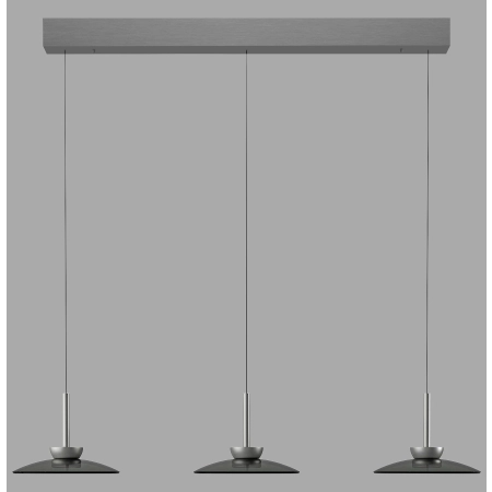 Lampa wisząca designerska comfort lift led potrójna PURE MOON 2193-15 - Paul Neuhaus