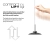 Lampa wisząca designerska comfort lift led potrójna PURE MOON 2193-15 - Paul Neuhaus
