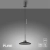 Lampa wisząca designerska comfort lift, ściemnialna PURE MOON 2191-15 - Paul Neuhaus