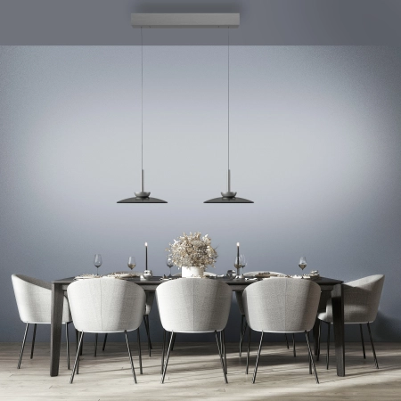 Lampa wisząca ściemnialna do salonu PURE MOON 2194-15 - Paul Neuhaus