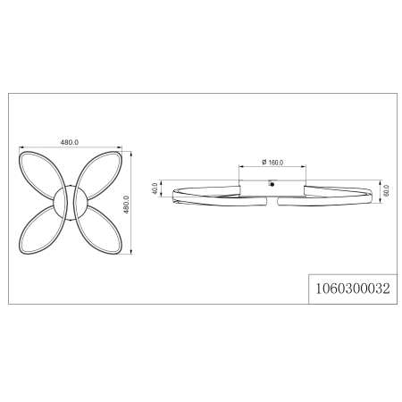 Lampa sufitowa ROSENTRA C241060002 - Zuma Line