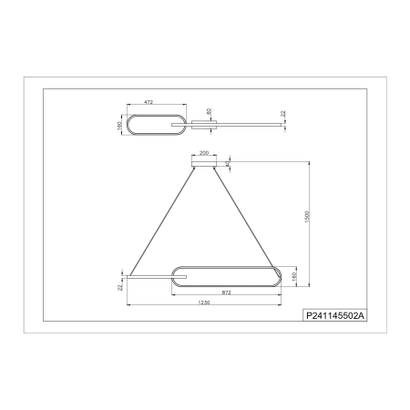 Lampa wisząca RAVON P241145502A - Zuma Line