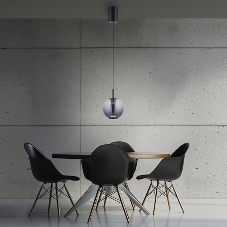 Lampa wisząca na pilota PURE Infinity mystic grey, funkcja Comfort Lift PURE INFINITY 2220-15 - Paul Neuhaus