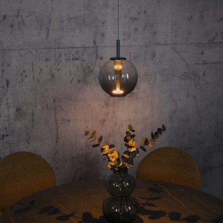 Lampa wisząca na pilota PURE Infinity mystic grey, funkcja Comfort Lift PURE INFINITY 2220-15 - Paul Neuhaus