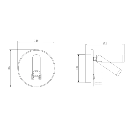 Kinkiet CIRCA W4107-BK - Zuma Line
