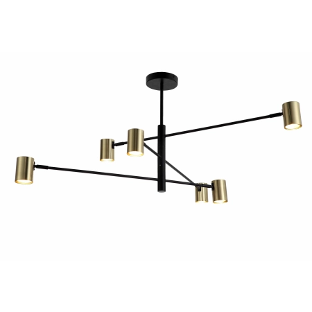 Lampa wisząca PEDRO PEN4104-6GD+BK - Zuma Line