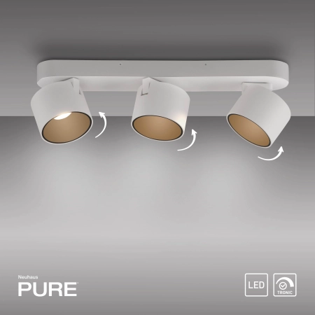 Lampa sufitowa z funkcją ściemniania PURE CUP 6227-16 - Paul Neuhaus