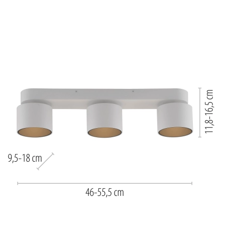 Lampa sufitowa z funkcją ściemniania PURE CUP 6227-16 - Paul Neuhaus