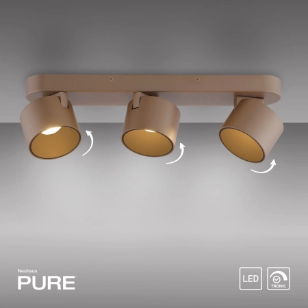 Lampa sufitowa z funkcją ściemniania PURE CUP 6227-97 - Paul Neuhaus