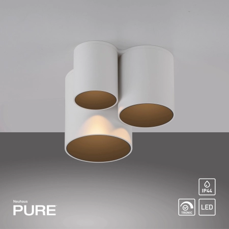 Lampa sufitowa punktowa współpracuje z ściemniaczem PURE POINT 6750-16 - Paul Neuhaus