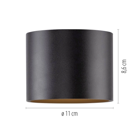 Lampa sufitowa czarna z funkcją DIM PURE POINT 6761-18 - Paul Neuhaus