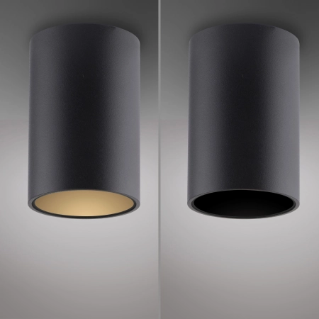 Lampa sufitowa czarna z funkcją DIM PURE POINT 6749-18 - Paul Neuhaus
