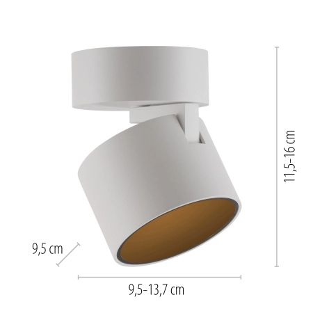 Lampa sufitowa punktowa biała DIMM PURE CUP 6226-16 - Paul Neuhaus
