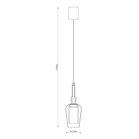 Lampa wisząca TAGNA 251010-SM - Zuma Line