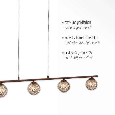 Lampa wisząca GRETA 2040-48 - Paul Neuhaus