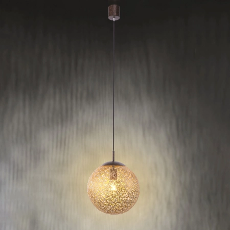 Lampa wisząca GRETA rdzawy/złoty 2420-48 - Paul Neuhaus