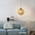 Lampa wisząca GRETA rdzawy/złoty 2420-48 - Paul Neuhaus