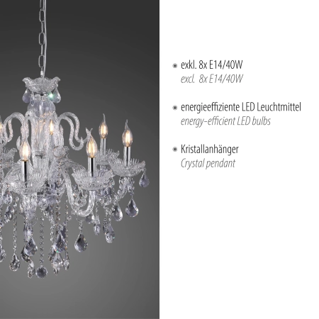 Lampa wisząca GRACIA 3081-00 - Paul Neuhaus