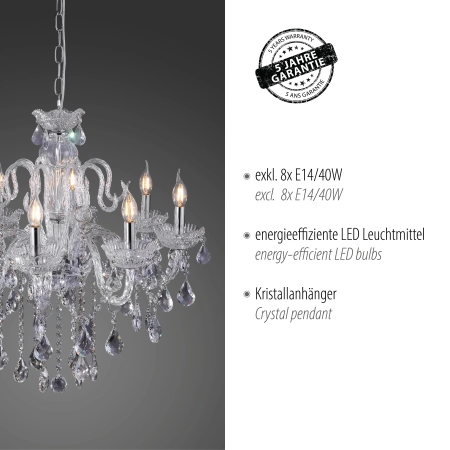 Lampa wisząca GRACIA 3081-00 - Paul Neuhaus