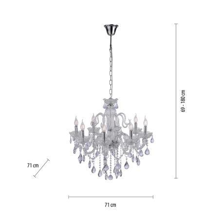 Lampa wisząca GRACIA 3081-00 - Paul Neuhaus